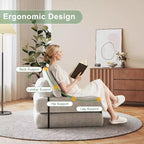 Canapé-lit pliant, canapé-lit futon, canapé-lit futon convertible, matelas pliable avec soutien dorsal, canapé portable pliant, une place