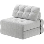 Canapé-lit pliant, canapé-lit futon, canapé-lit futon convertible, matelas pliable avec soutien dorsal, canapé portable pliant, une place