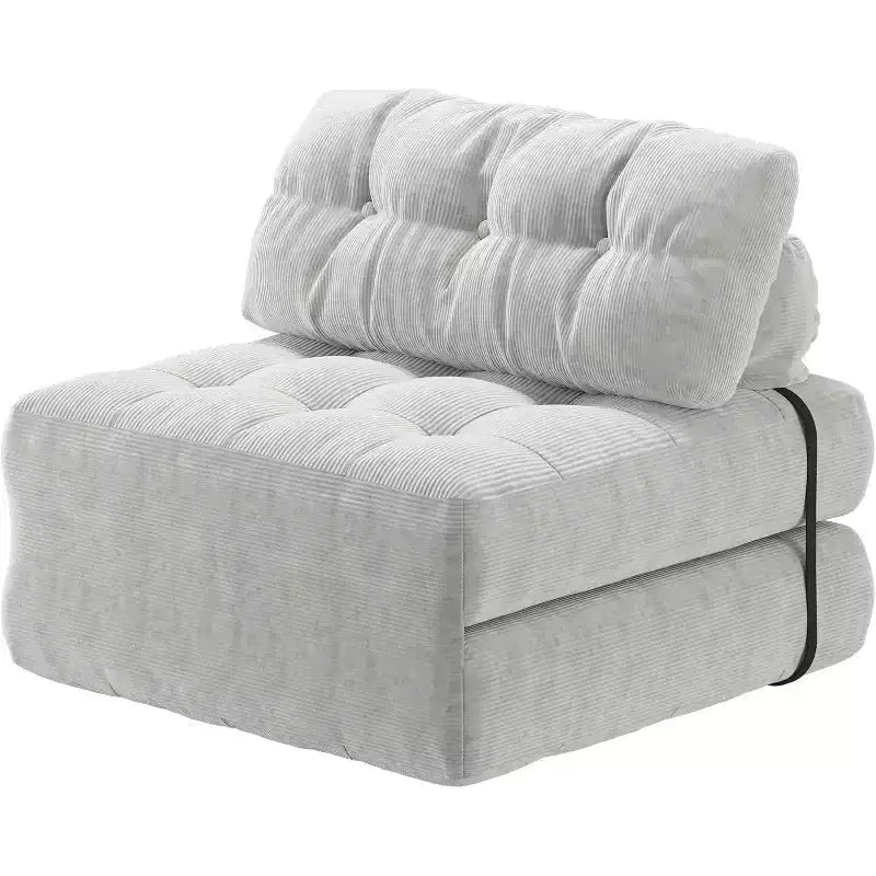 Canapé-lit pliant, canapé-lit futon, canapé-lit futon convertible, matelas pliable avec soutien dorsal, canapé portable pliant, une place