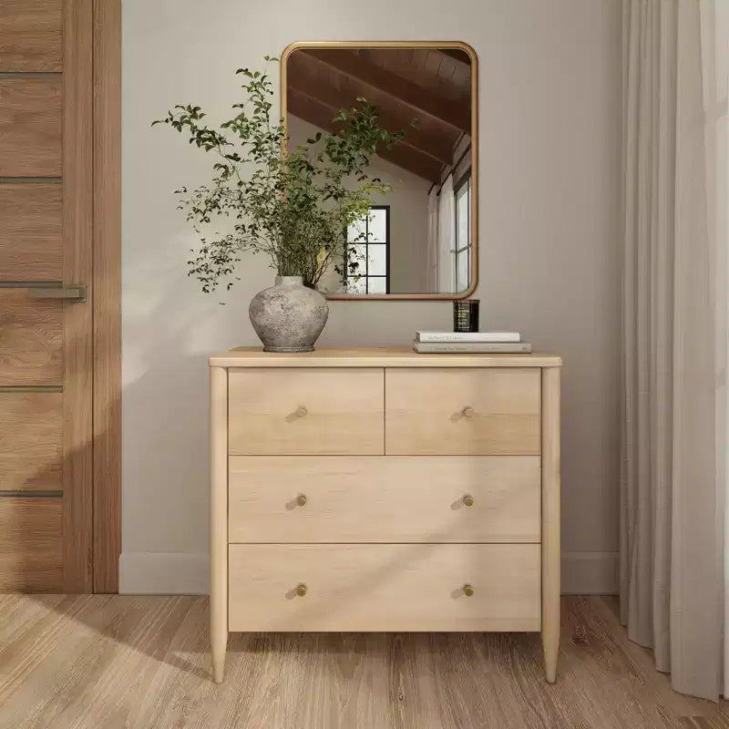 Commode 3 tiroirs Harbor avec tiroir supérieur divisé