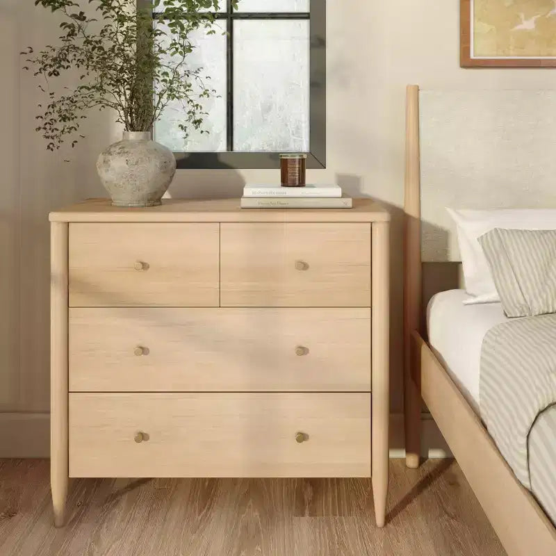 Commode 3 tiroirs Harbor avec tiroir supérieur divisé