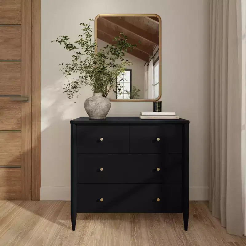 Commode 3 tiroirs Harbor avec tiroir supérieur divisé