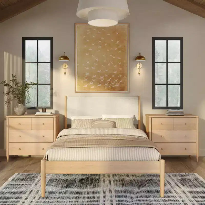 Commode 3 tiroirs Harbor avec tiroir supérieur divisé