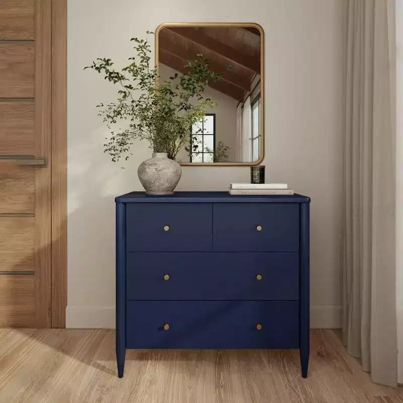 Commode 3 tiroirs Harbor avec tiroir supérieur divisé