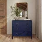 Commode 3 tiroirs Harbor avec tiroir supérieur divisé
