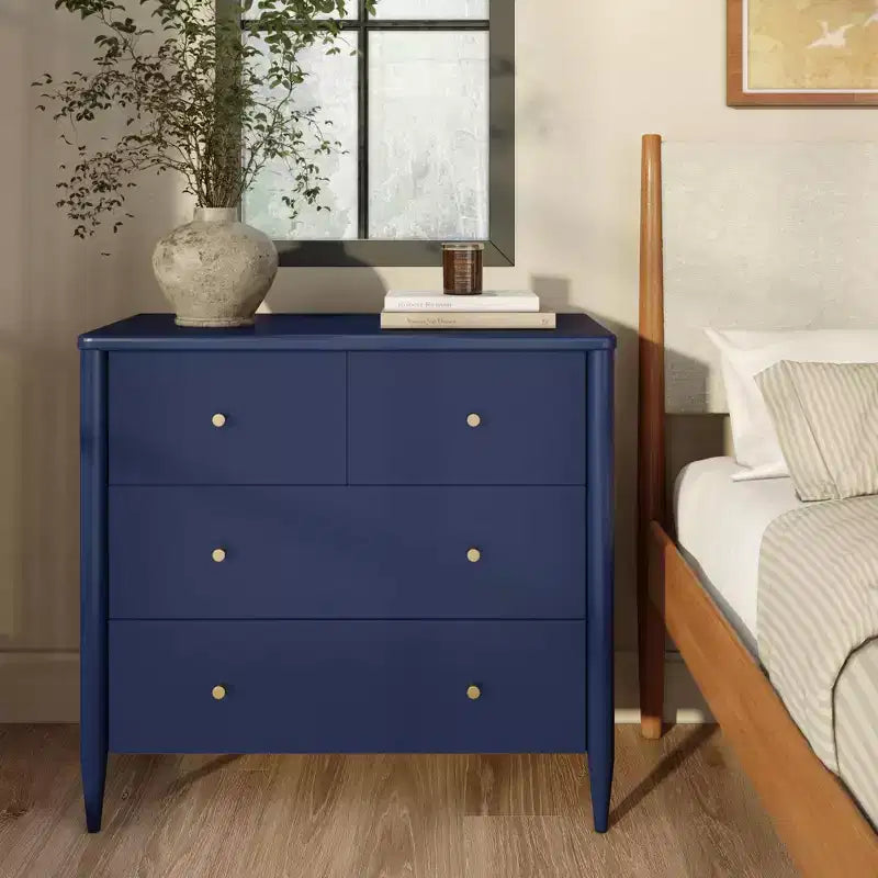 Commode 3 tiroirs Harbor avec tiroir supérieur divisé