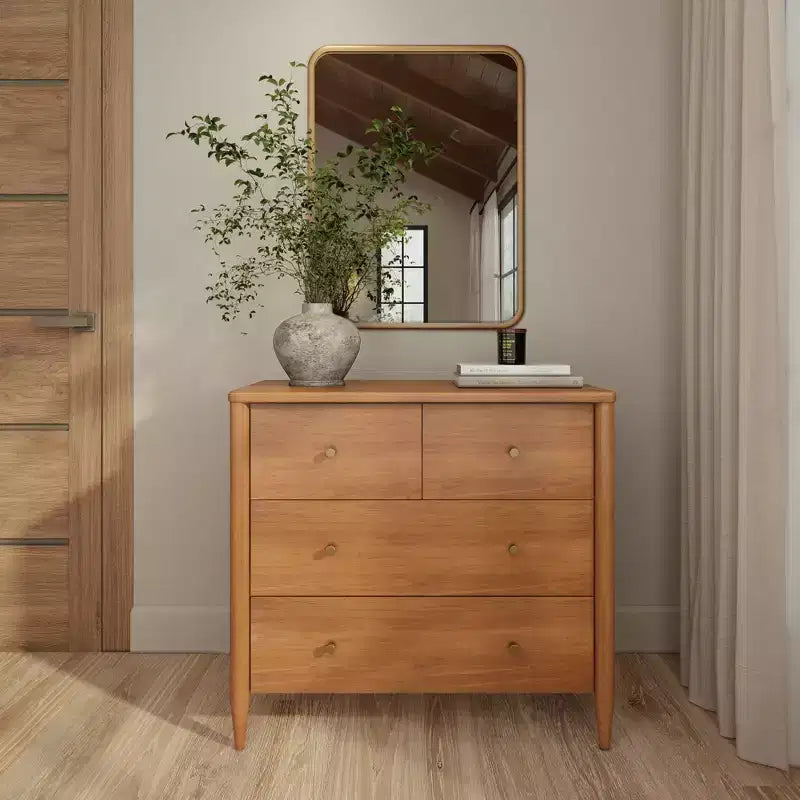 Commode 3 tiroirs Harbor avec tiroir supérieur divisé