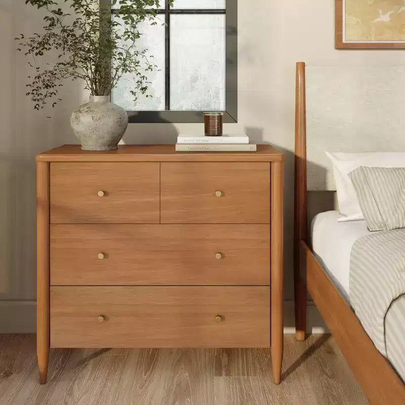 Commode 3 tiroirs Harbor avec tiroir supérieur divisé