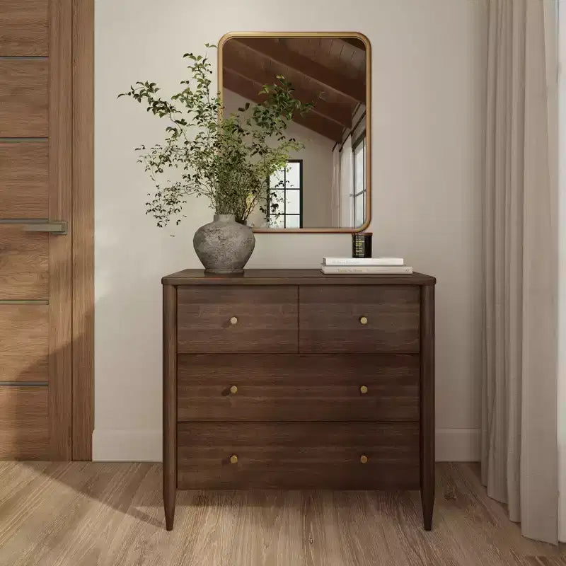 Commode 3 tiroirs Harbor avec tiroir supérieur divisé