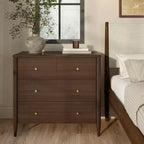 Commode 3 tiroirs Harbor avec tiroir supérieur divisé