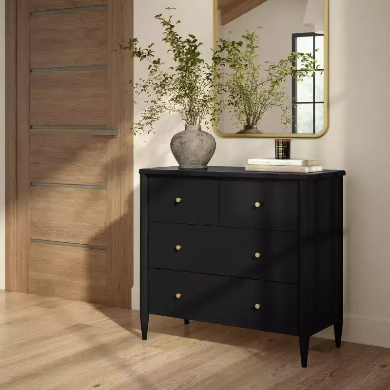 Commode 3 tiroirs Harbor avec tiroir supérieur divisé