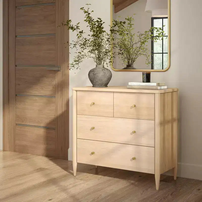 Commode 3 tiroirs Harbor avec tiroir supérieur divisé