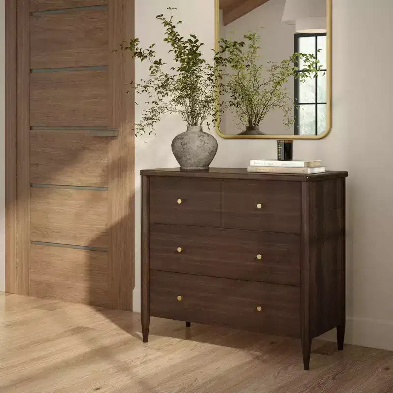 Commode 3 tiroirs Harbor avec tiroir supérieur divisé