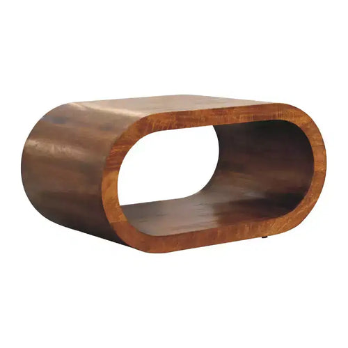 . Table basse Wood Amaya - Fini Châtaigne Tel qu'illustré