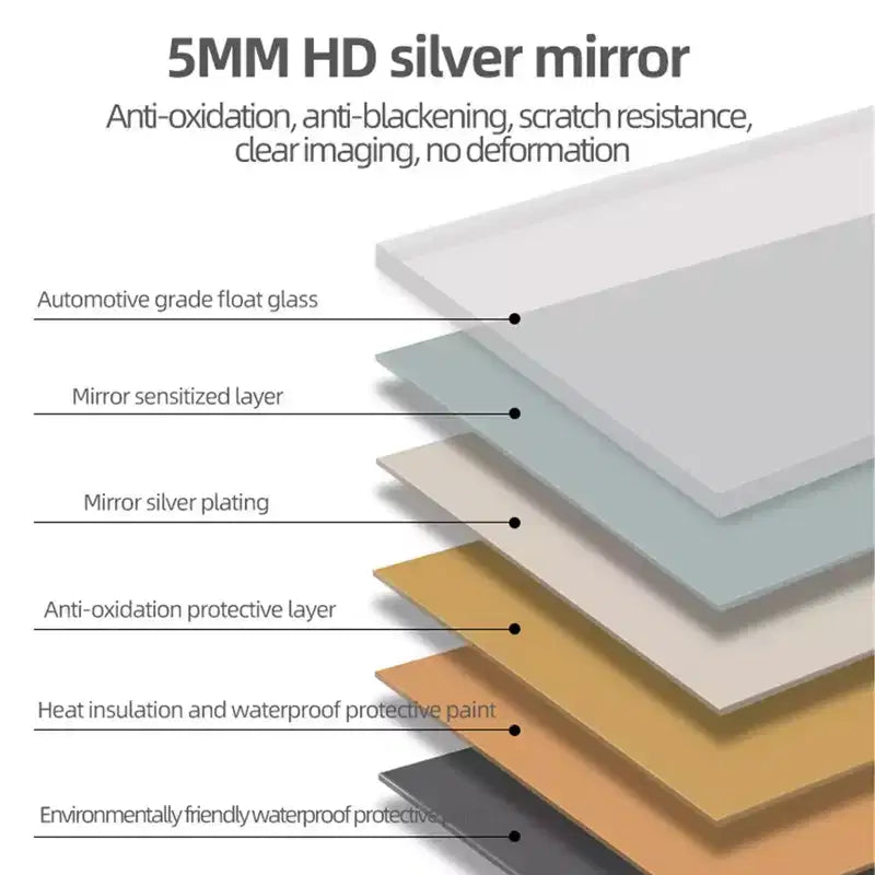 Miroir pleine longueur GDFStudio Astra moderne 65H arqué à LED avec modes d'éclairage réglables