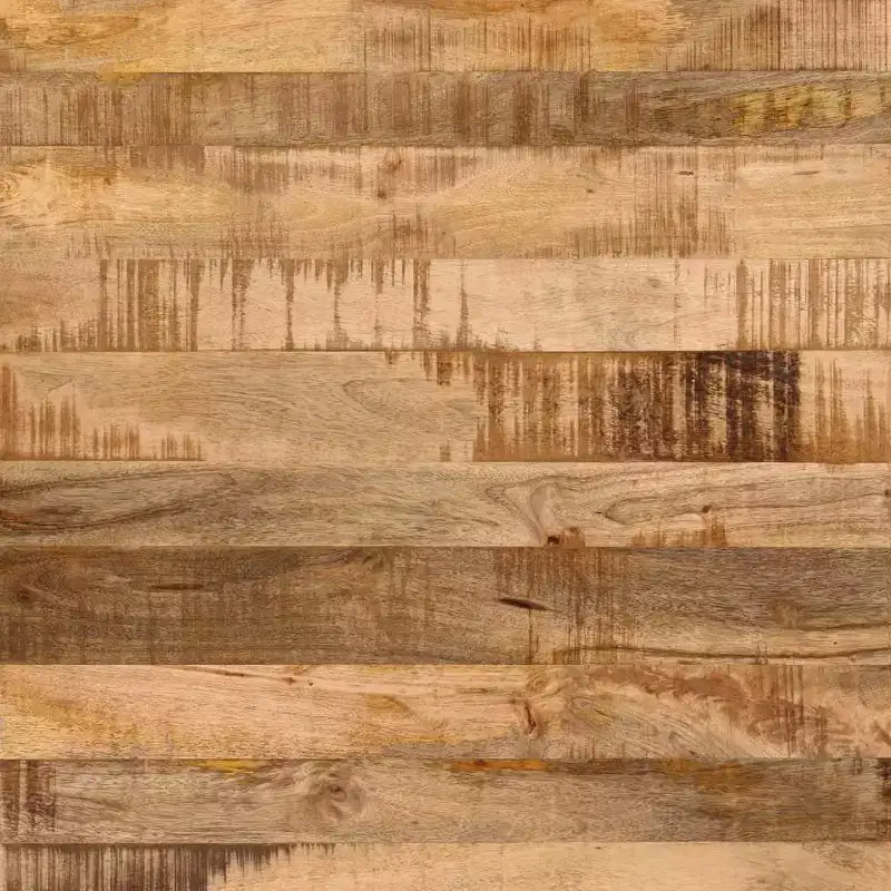 vidaXL Table de chevet noire en bois de manguier massif Meuble de chevet moyen
