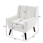 Fauteuil à oreilles, fauteuil simple – Gris / Bleu / Vert / Beige