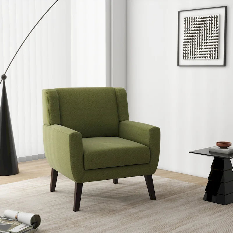 Fauteuil à oreilles, fauteuil simple – Gris / Bleu / Vert / Beige