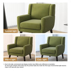 Fauteuil à oreilles, fauteuil simple – Gris / Bleu / Vert / Beige