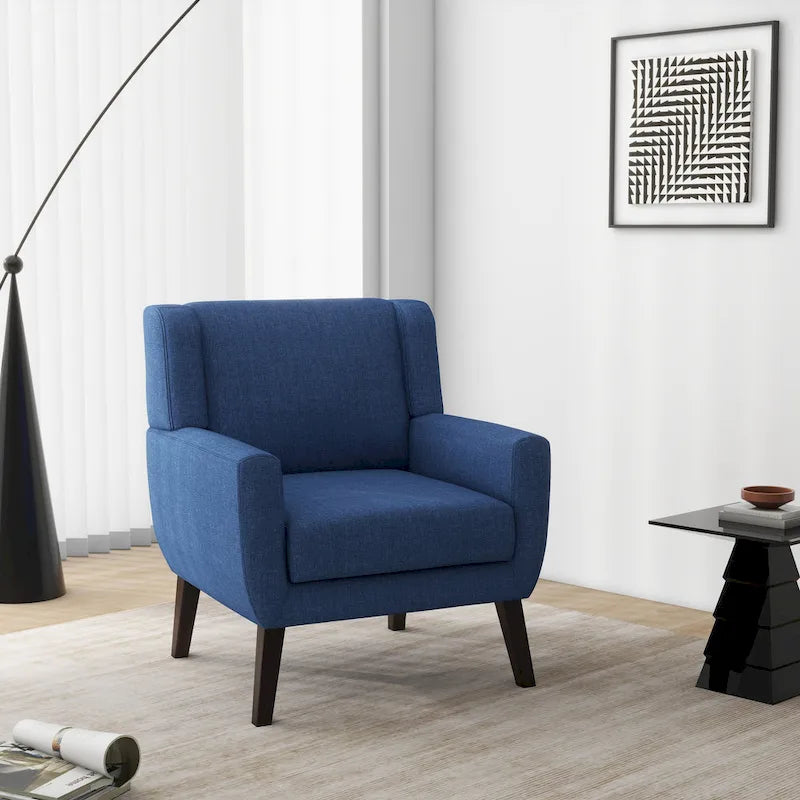Fauteuil à oreilles, fauteuil simple – Gris / Bleu / Vert / Beige