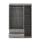 Armoire 3 portes avec 2 tiroirs