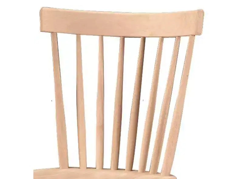 Chaise Copenhague non finie - International Concepts : bois massif, parawood, sans accoudoirs