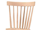 Chaise Copenhague non finie - International Concepts : bois massif, parawood, sans accoudoirs