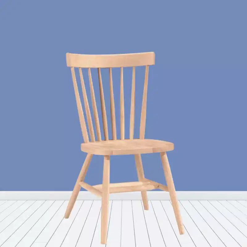 Chaise Copenhague non finie - International Concepts : bois massif, parawood, sans accoudoirs