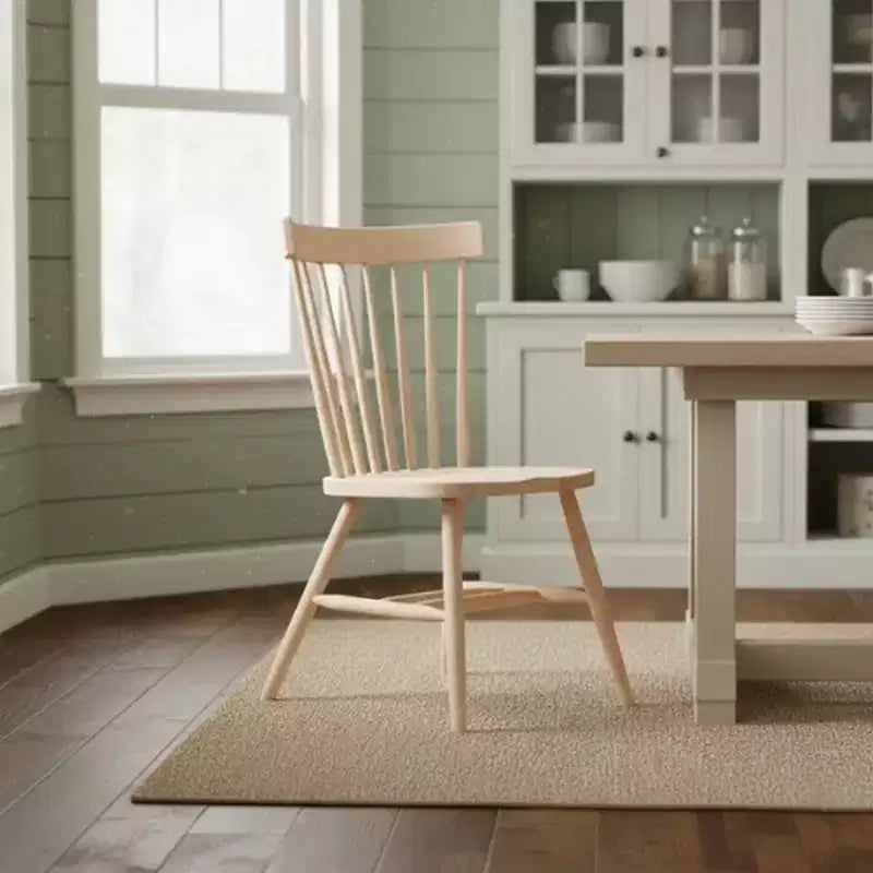 Chaise Copenhague non finie - International Concepts : bois massif, parawood, sans accoudoirs