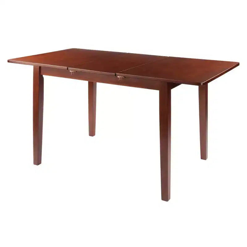 Table de salle à manger extensible Darren Noyer - Winsome : rallonge papillon intégrée, 6 places
