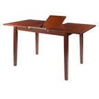 Table de salle à manger extensible Darren Noyer - Winsome : rallonge papillon intégrée, 6 places