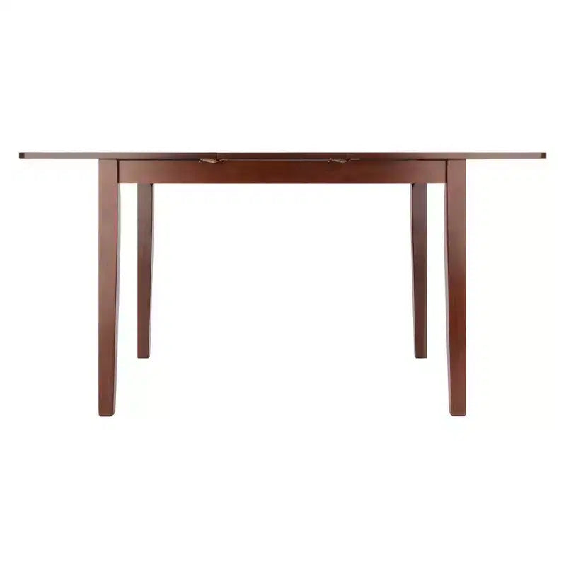 Table de salle à manger extensible Darren Noyer - Winsome : rallonge papillon intégrée, 6 places