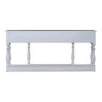 Table console de couloir 183 cm Magnolia Manor Antique White & Weathered Bark