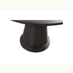 Table piédestal à plateau rond de 52 pouces
