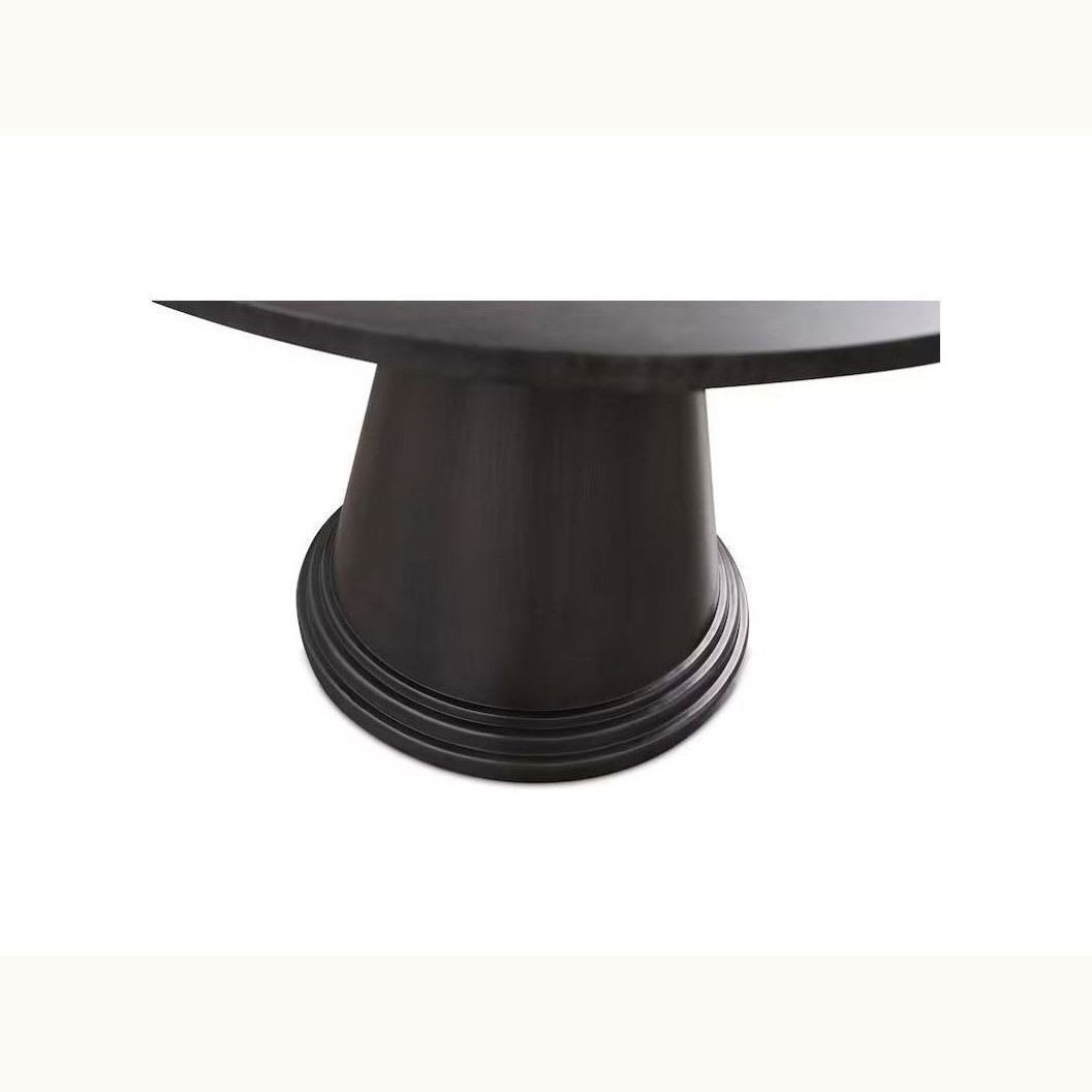 Table piédestal à plateau rond de 52 pouces