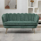 Causeuse rembourrée de style moderne du milieu du siècle, 59 W