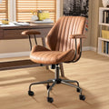 OVIOS Chaise de bureau ergonomique en suède avec soutien lombaire