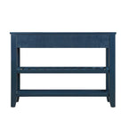 Table console de 42 po avec tiroirs et étagères à niveaux