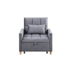 Fauteuil Lit Convertible 3 en 1, Noir