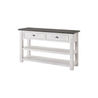 The Gray Barn Downington Table console de canapé à 2 tiroirs en bois massif