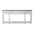Table console de couloir 183 cm Magnolia Manor Antique White & Weathered Bark