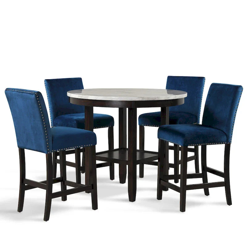 Ensemble de salle à manger 5 pièces rond New Classic Furniture Reginald