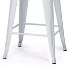 Lot de 4 tabourets de bar à hauteur de comptoir 24 Josephine en métal/bois - WyndenHall