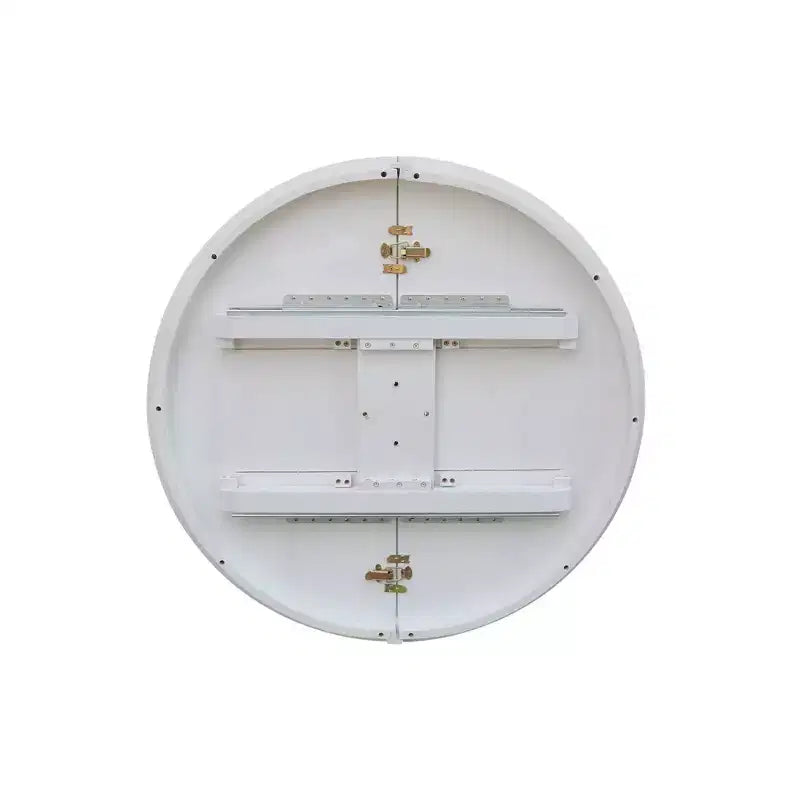 Table de salle à manger à piédestal ronde Kent de 36 po avec rallonge de 12 po – International Concepts