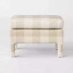 Bellfield pouf entièrement rembourré – Threshold conçu avec Studio McGee