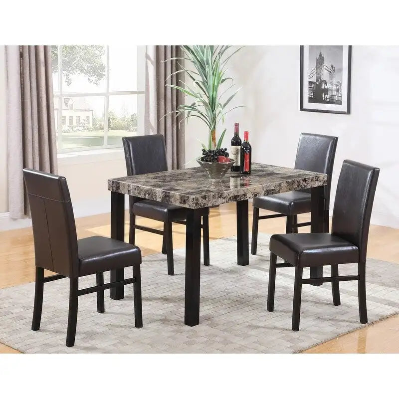 Table à manger rectangulaire Best Master Furniture de 48 pouces