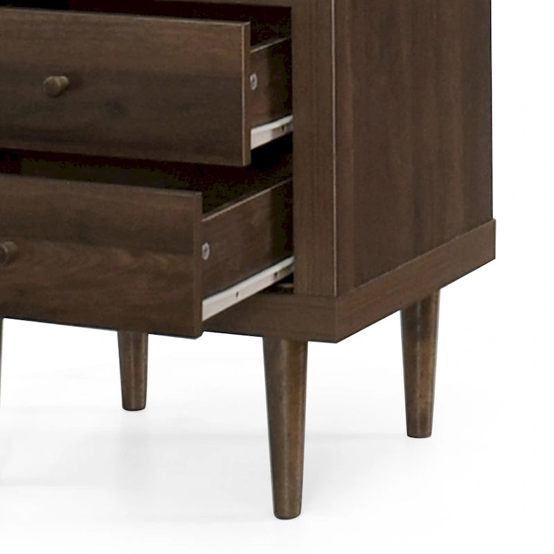 Commode Moderne Mi-Siècle à 2 Tiroirs