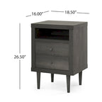 Commode Moderne Mi-Siècle à 2 Tiroirs