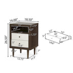 Commode Moderne Mi-Siècle à 2 Tiroirs