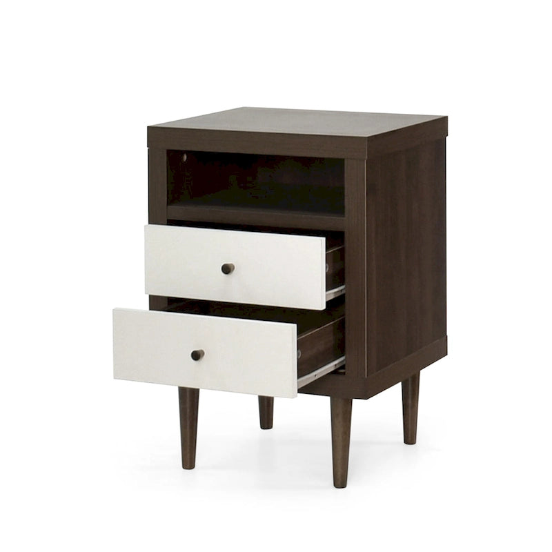 Commode Moderne Mi-Siècle à 2 Tiroirs